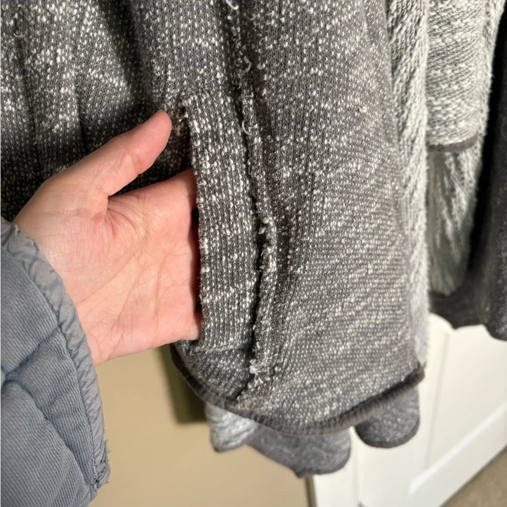 Free People Women’s In The Loop Asymmetrical Open Front Cardigan. Size Small.